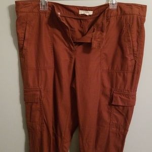 Loft casual cargo jogger pants